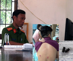 Trưởng công an xã tới nhà bắn dân