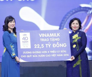 Vinamilk 40 năm nuôi dưỡng ước mơ vươn cao Việt Nam