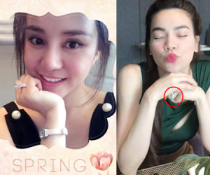 Vy Oanh khoe chiếc nhẫn kim cương 22 tỷ đồng giống Hồ Ngọc Hà?
