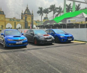 Xem Cường Đô-la "dợt" Subaru WRX STI tại trường đua