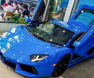 Siêu xe Lamborghini Aventador màu hiếm về Việt Nam
