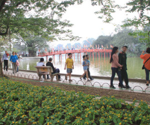 Khu vực hồ Gươm sẽ thành không gian đi bộ từ 1/9