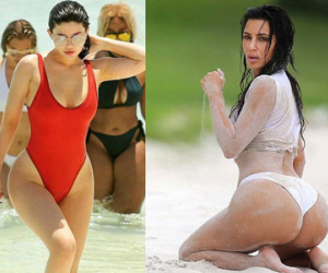 Kim và các em gái đọ vẻ nóng bỏng trong kỳ nghỉ