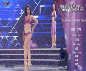 Cận cảnh phần trình diễn bikini "như đi đánh nhau" của HHVN 2016