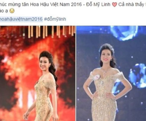 Đỗ Mỹ Linh khoá Facebook sau khi đăng quang Hoa Hậu VN 2016