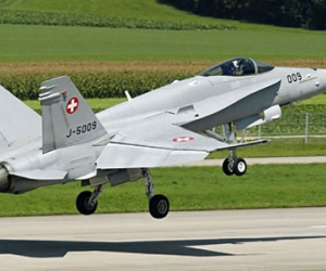 Chiến đấu cơ F/A-18C Thụy Sĩ mất tích