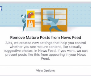 Lần đầu tiên trong lịch sử, Facebook cho ẩn nội dung “người lớn” khỏi News Feed