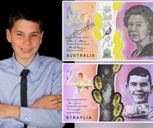 Australia thay đổi mẫu tiền giấy vì kiến nghị của thiếu niên mù