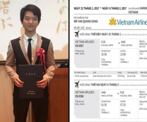 Du học sinh Việt tử nạn ở Nhật: Tấm vé máy bay bỏ lại...