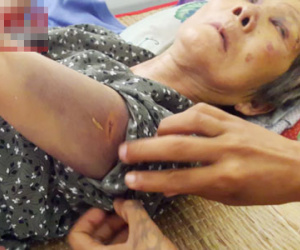 Vây bắt kẻ dùng gạch đập đầu cụ bà ăn xin cướp tiền