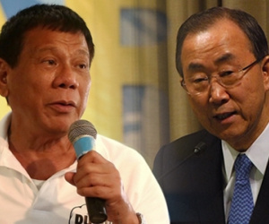 Tổng thống Philippines từ chối gặp tổng thư ký LHQ