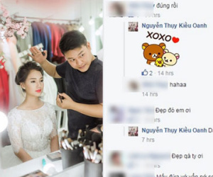 Vợ Duy Nhân lại mặc váy cưới khiến dân mạng nháo nhào