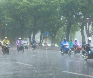 Thời tiết hôm nay: Mưa rào và dông vài nơi tại Bắc bộ