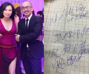 Minh Thuận tự tay viết lời yêu Phương Thanh dù tình trạng nguy kịch