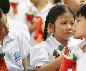 Muôn vẻ cảm xúc của học sinh lớp 1