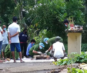 Thi thể chủ tiệm cửa sắt nổi dưới ao sau 9 ngày mất tích