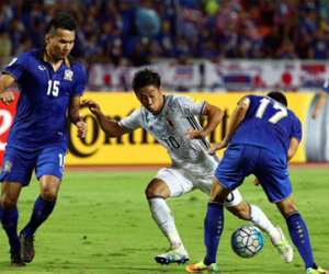 Thất bại trước Nhật Bản, Thái Lan chìm xuống cuối vòng loại World Cup 2018