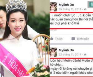 Hoa hậu Mỹ Linh lên tiếng khi bị tố văng tục với bạn trai