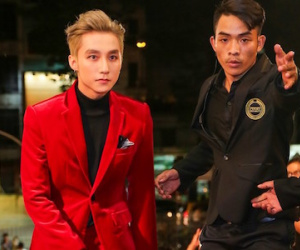 Sơn Tùng M-TP được dàn vệ sĩ hộ tống trên thảm đỏ