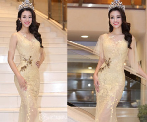 Hoa hậu Mỹ Linh đẹp như nữ thần, liên tục chạy show sau đăng quang