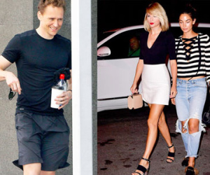 Tom Hiddleston cười tươi sau khi chia tay Taylor Swift