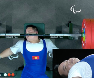 Đô cử Việt Nam bất ngờ hụt HC bạc Paralympic