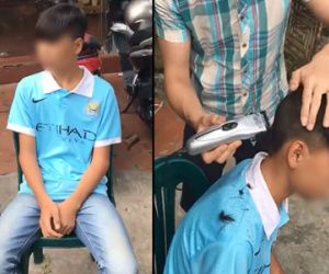 Hài hước nam thanh niên đi ăn trộm không bị đánh mà còn được... cắt tóc miễn phí
