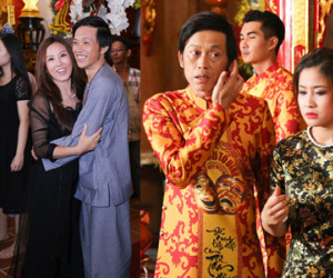 Dàn sao Việt đến nhà thờ Tổ trăm tỷ của Hoài Linh