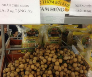 Nhãn Hà Nội chín muộn, mua 5 tặng 1 vẫn ế