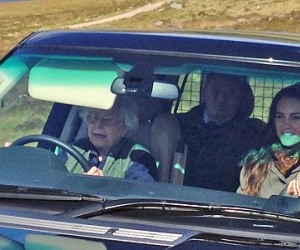 Nữ hoàng Anh tự lái xe đưa cháu dâu đi dạo quanh lâu đài ở Scotland