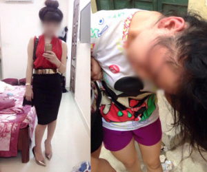Cô gái trẻ bị đánh tơi tả vì dám thách thức vợ của người tình