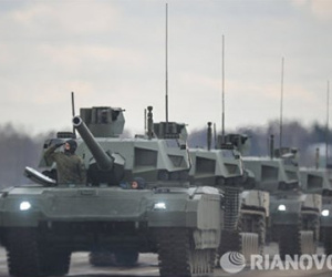 Hình ảnh diễn tập thực chiến đầu tiên của xe tăng Armata