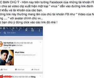 Nhiều tài khoản Facebook tại Việt Nam dính virus, chia sẻ link video độc hại tràn lan