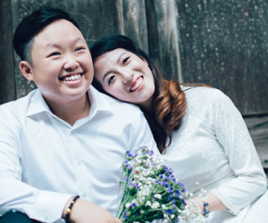 Bộ ảnh cưới của cặp đôi sinh cùng ngày cùng tháng cùng năm