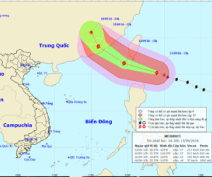 Mạnh ngang Haiyan, siêu bão Meranti đổ bộ vào Đài Loan