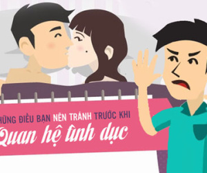 Những điều nên tránh trước khi "yêu"