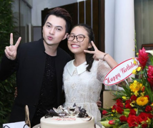 Phương Mỹ Chi chúc mừng sinh nhật Nam Cường