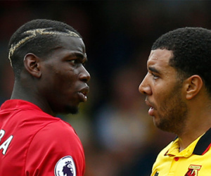 Cầu thủ Watford ăn mừng như trêu ngươi Pogba