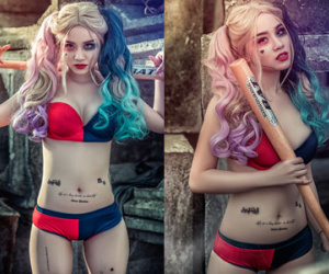 Linh Miu gợi cảm hóa thân thành “ác nữ” Harley Quinn