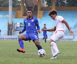 U.19 Thái Lan hòa nhẹ nhàng ở trận thủ tục