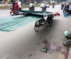 Người xích lô chở tấm tôn khiến bé trai 10 tuổi thiệt mạng sẽ phải chịu trách nhiệm thế nào?