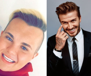 9X nỗ lực phẫu thuật giống Beckham để nổi tiếng