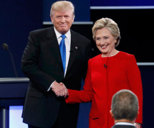 Tỷ lệ ủng hộ Hillary Clinton cao hơn Trump sau tranh luận