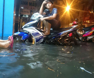 Chiều nay Sài Gòn tiếp tục có nguy cơ ngập úng