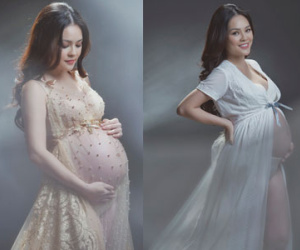 Dương Cẩm Lynh chụp ảnh gợi cảm khoe bụng bầu
