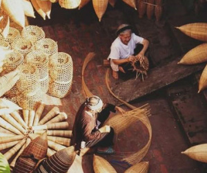 Làng nghề đan đó hơn 200 năm tuổi