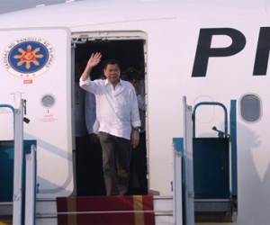 Tổng thống Philippines Rodrigo Duterte đến Hà Nội