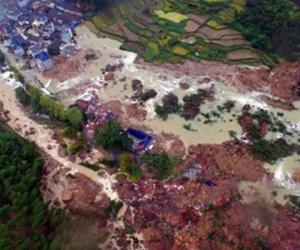 Lở đất kinh hoàng ở Trung Quốc, 33 người mất tích
