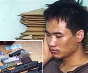 Mang hàng loạt súng đã lên nòng để vận chuyển ma túy