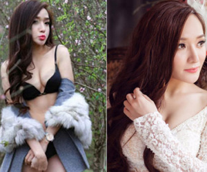 Ảnh cưới lung linh của “hot girl vườn đào”